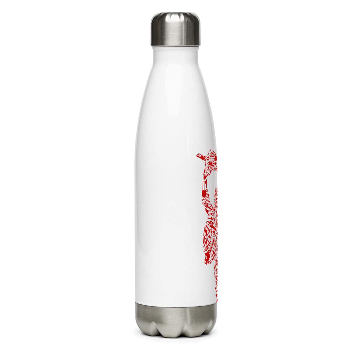 stainless steel water bottle white 17oz right 64ac3366db1a2