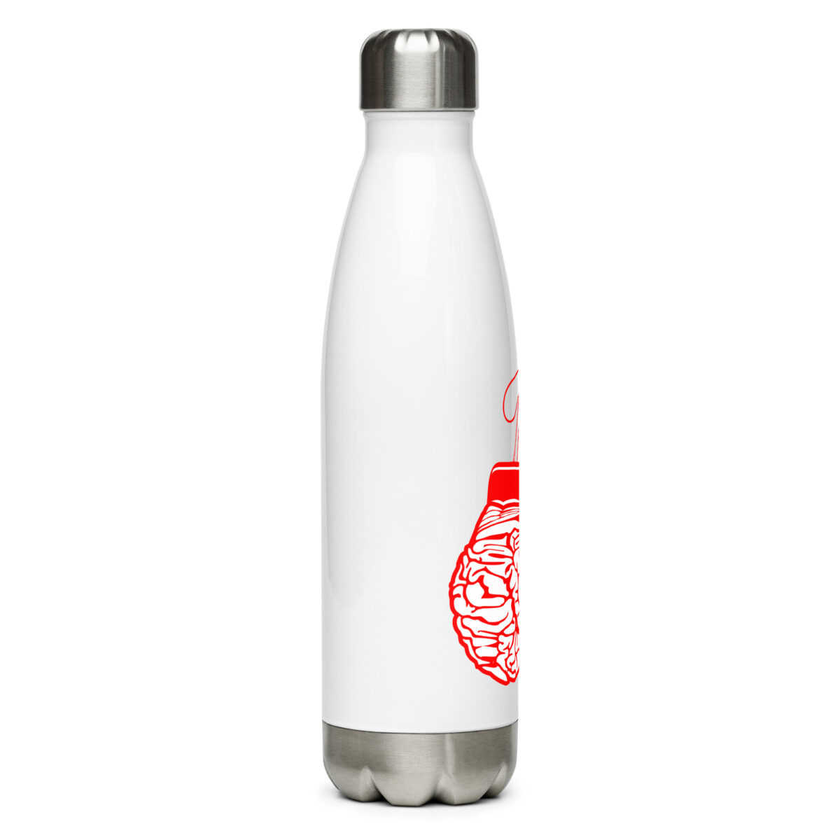 stainless steel water bottle white 17oz right 64ac344b0db8f