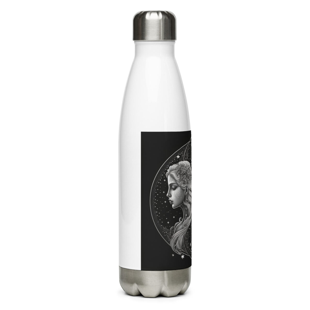 stainless steel water bottle white 17oz right 64ac42717ff45