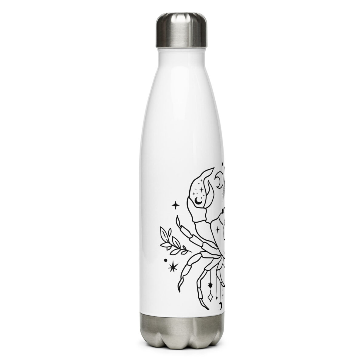 stainless steel water bottle white 17oz right 64ad4a98d7735