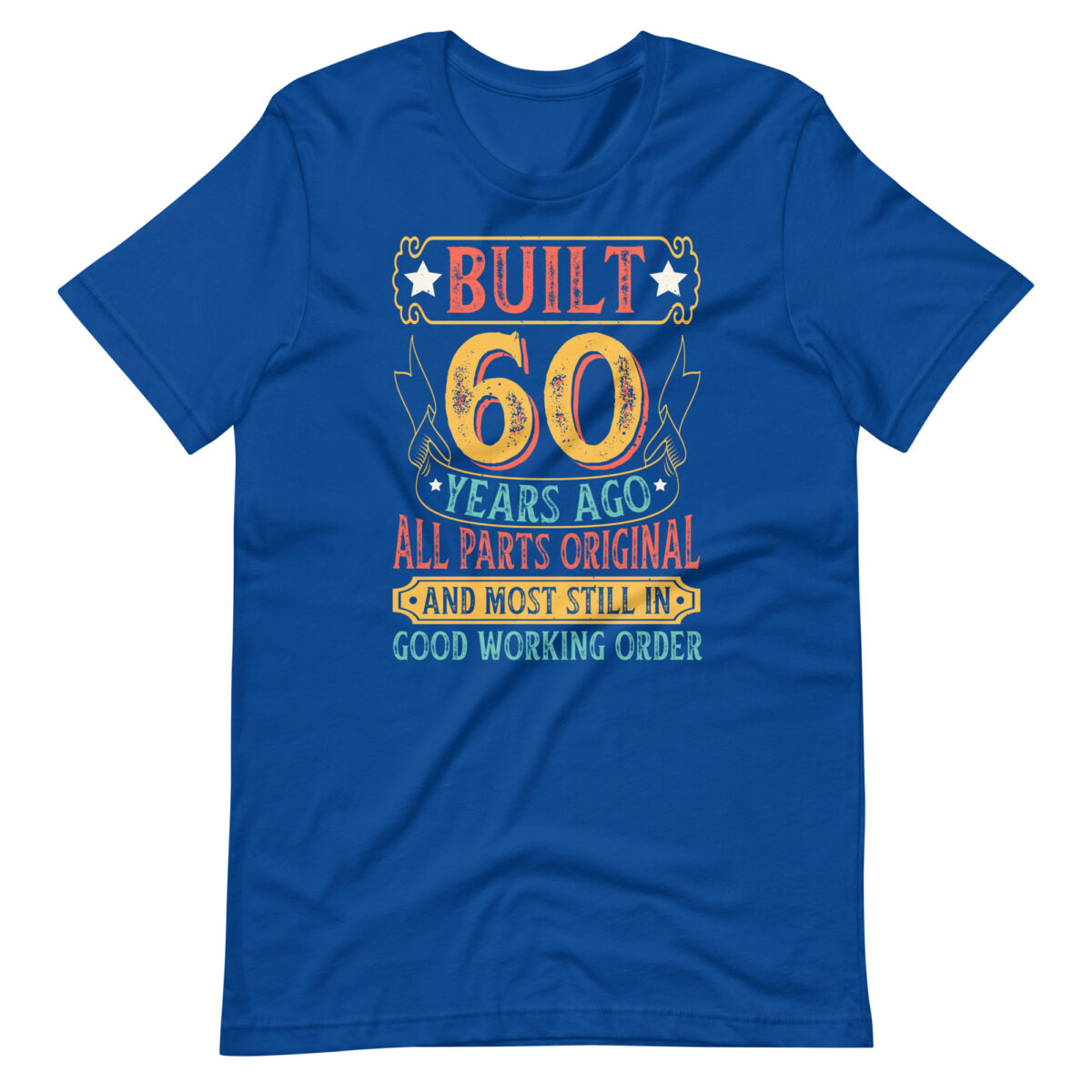 unisex staple t shirt true royal front 64ad950a5fd37