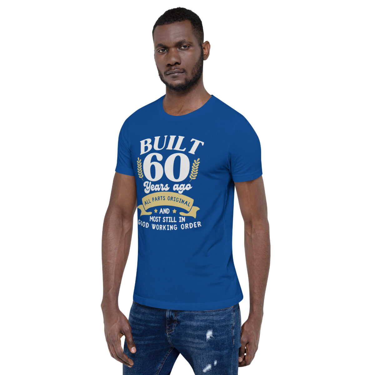 unisex staple t shirt true royal left front 64ad915775552