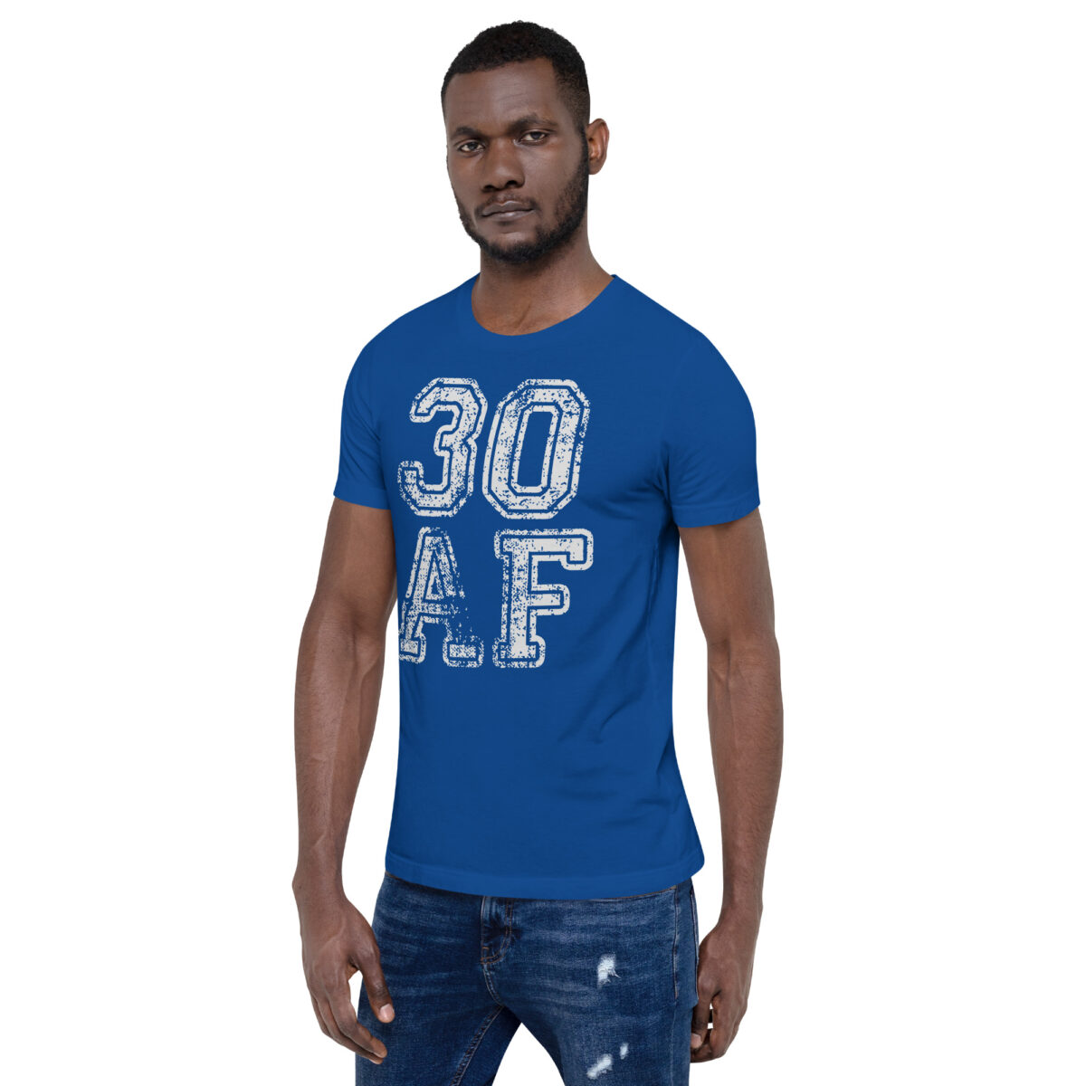 unisex staple t shirt true royal left front 64b022099937b