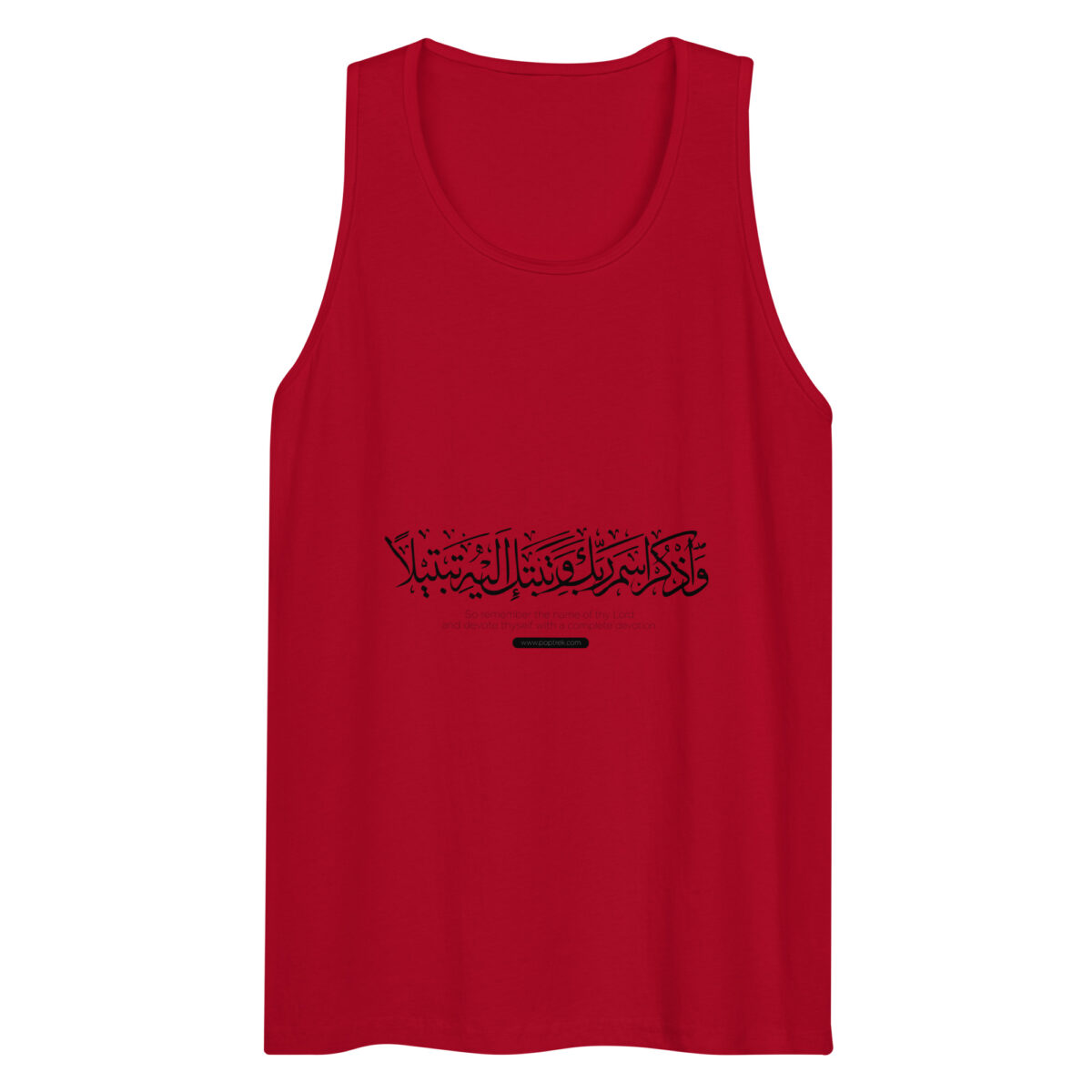 mens premium tank top red front 64ef5af9454fe