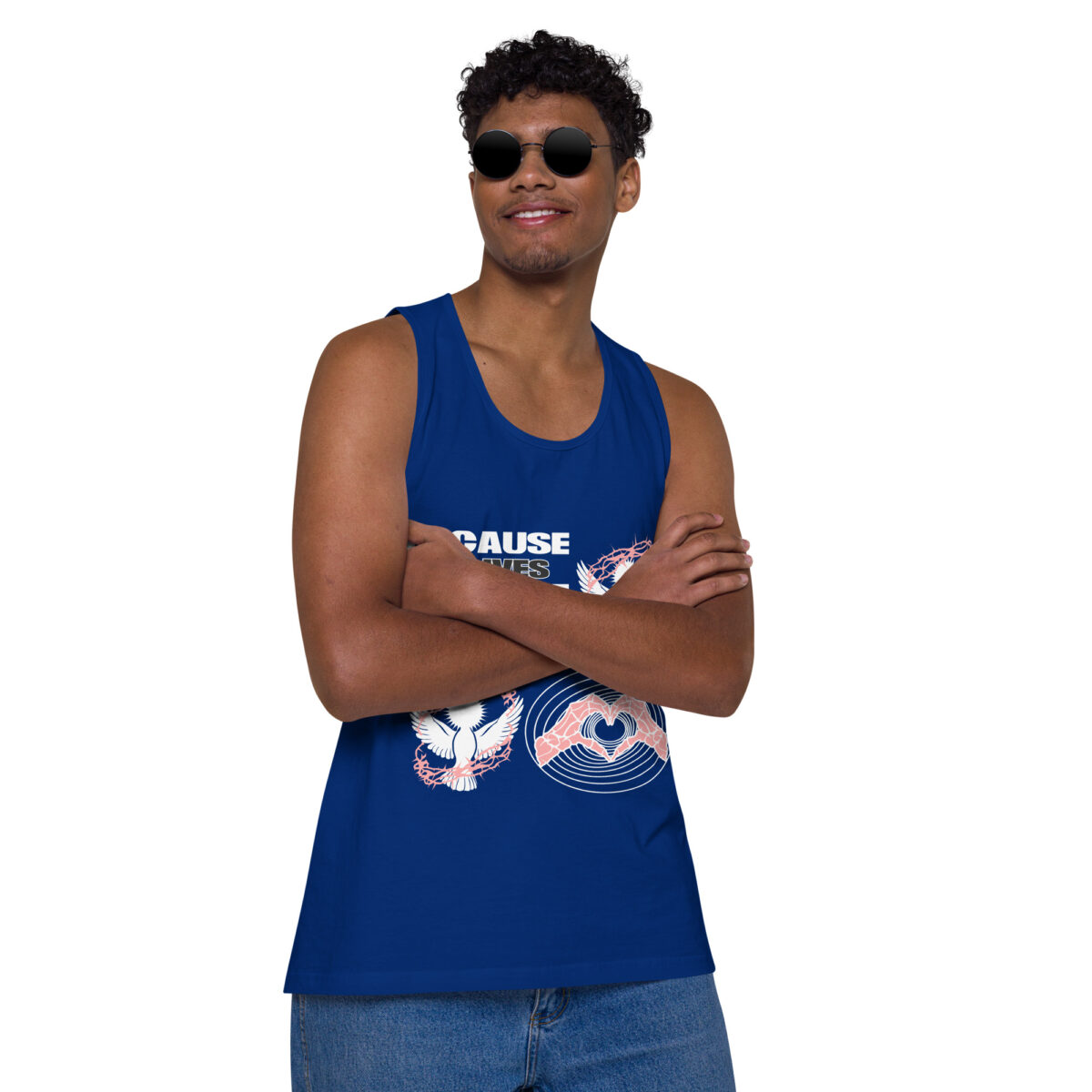 mens premium tank top team royal front 2 64cbeb7cd36ea