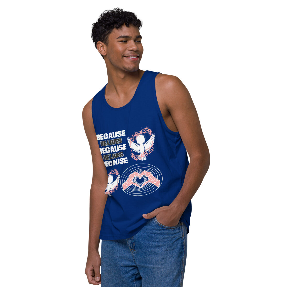 mens premium tank top team royal left front 64cbeb7cd392b