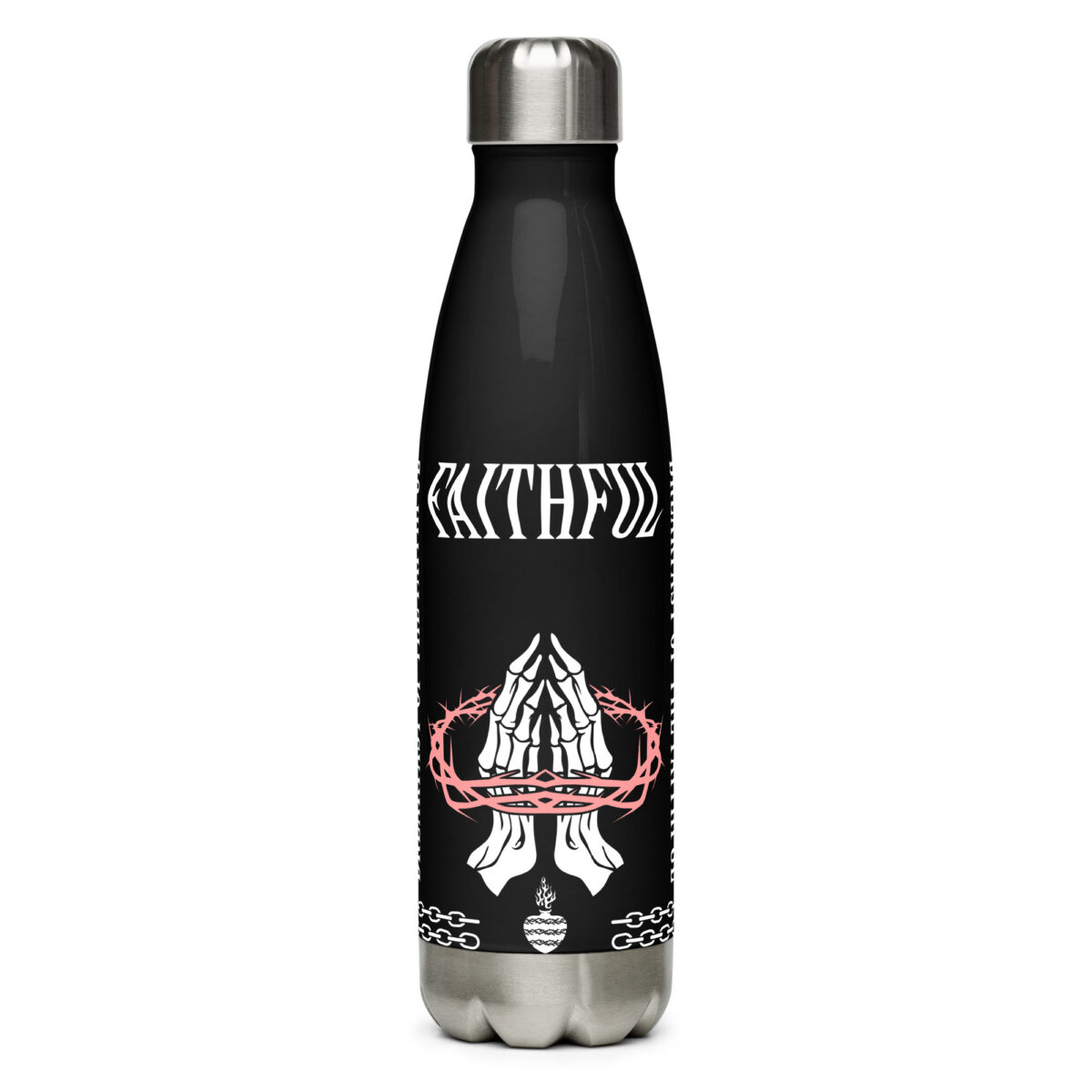 stainless steel water bottle black 17oz front 64cbcc75b6e20