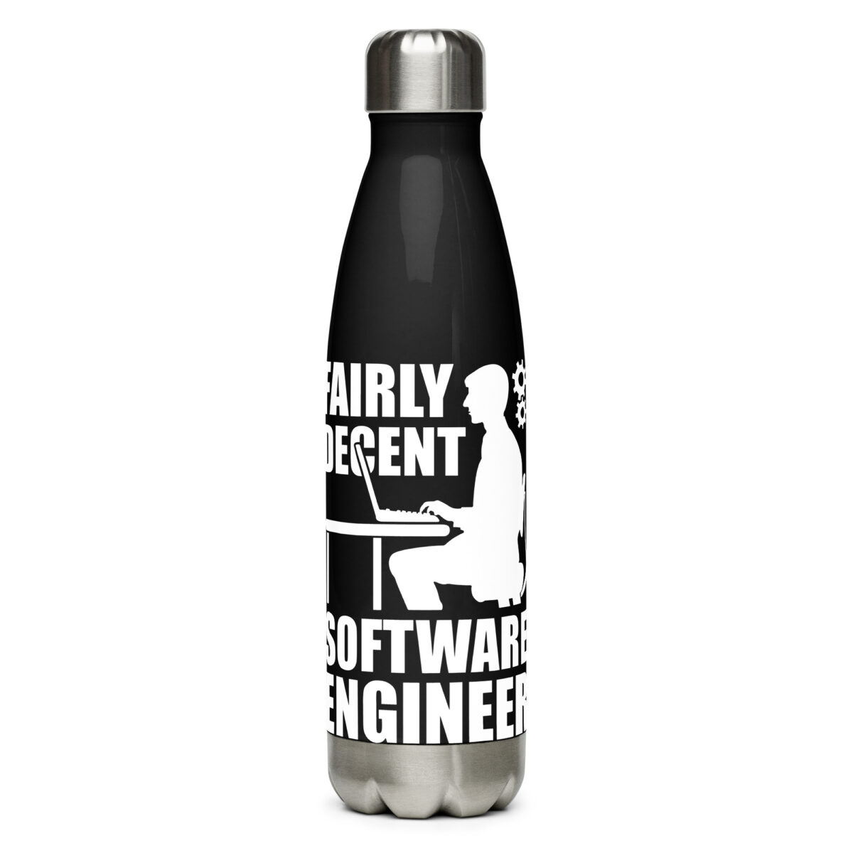 stainless steel water bottle black 17oz front 64dde00b527e9