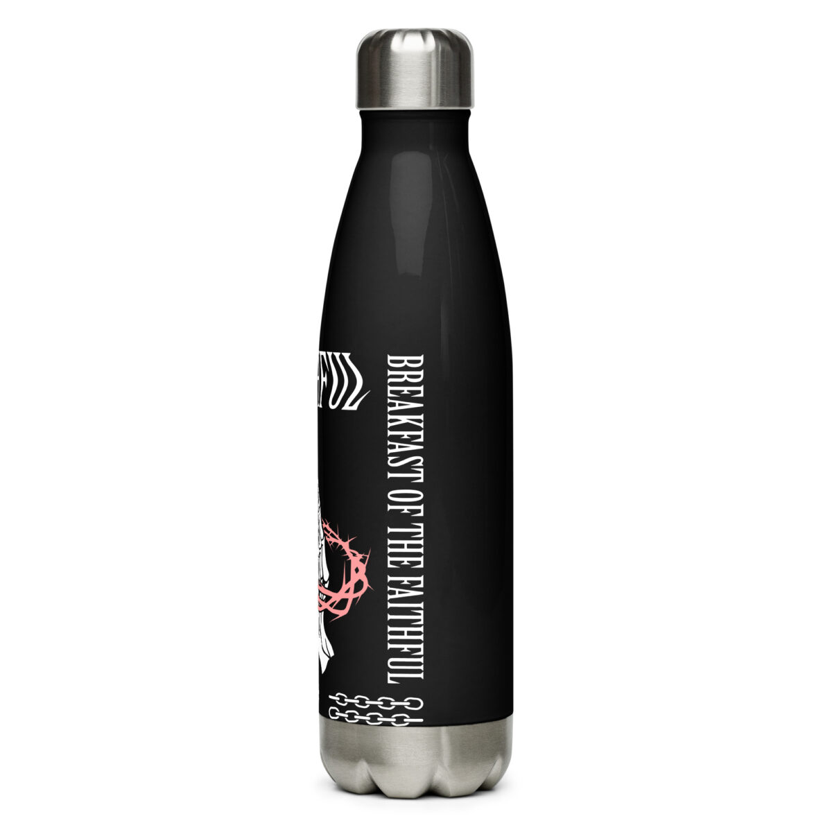 stainless steel water bottle black 17oz left 64cbcc75b7952