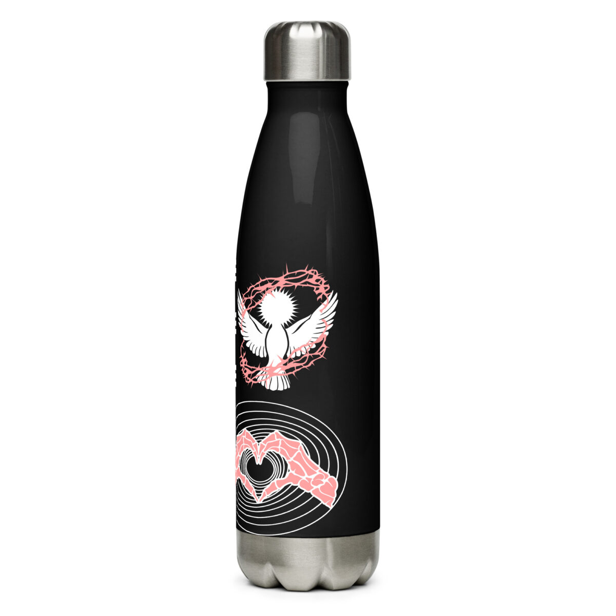 stainless steel water bottle black 17oz left 64cbd07e0e200