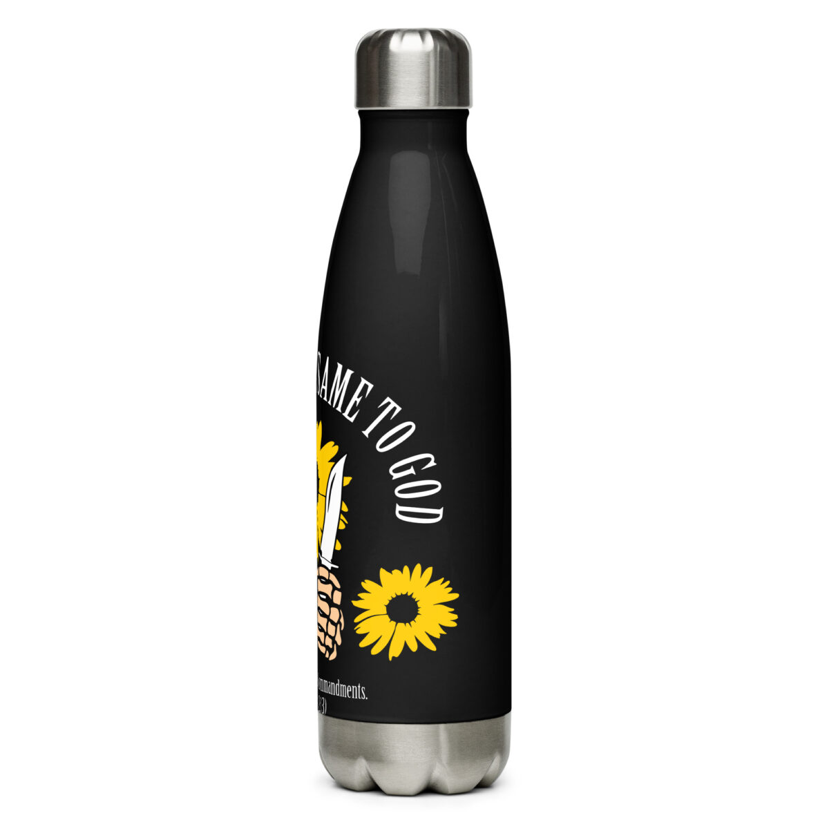 stainless steel water bottle black 17oz left 64cbd28c6b535