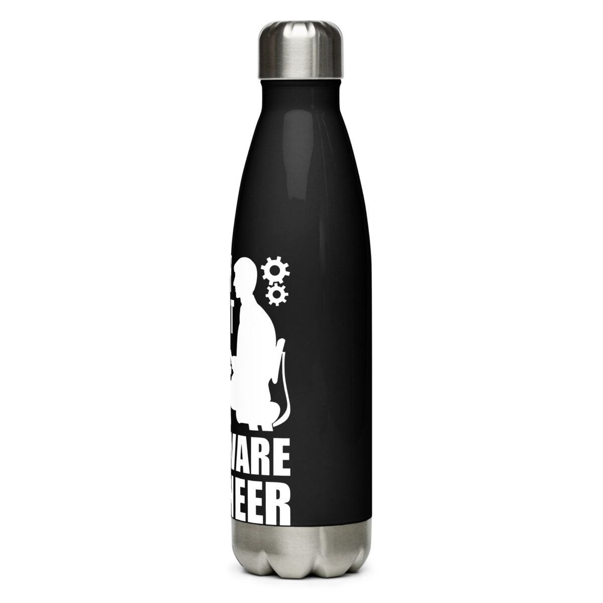 stainless steel water bottle black 17oz left 64dde00b53644