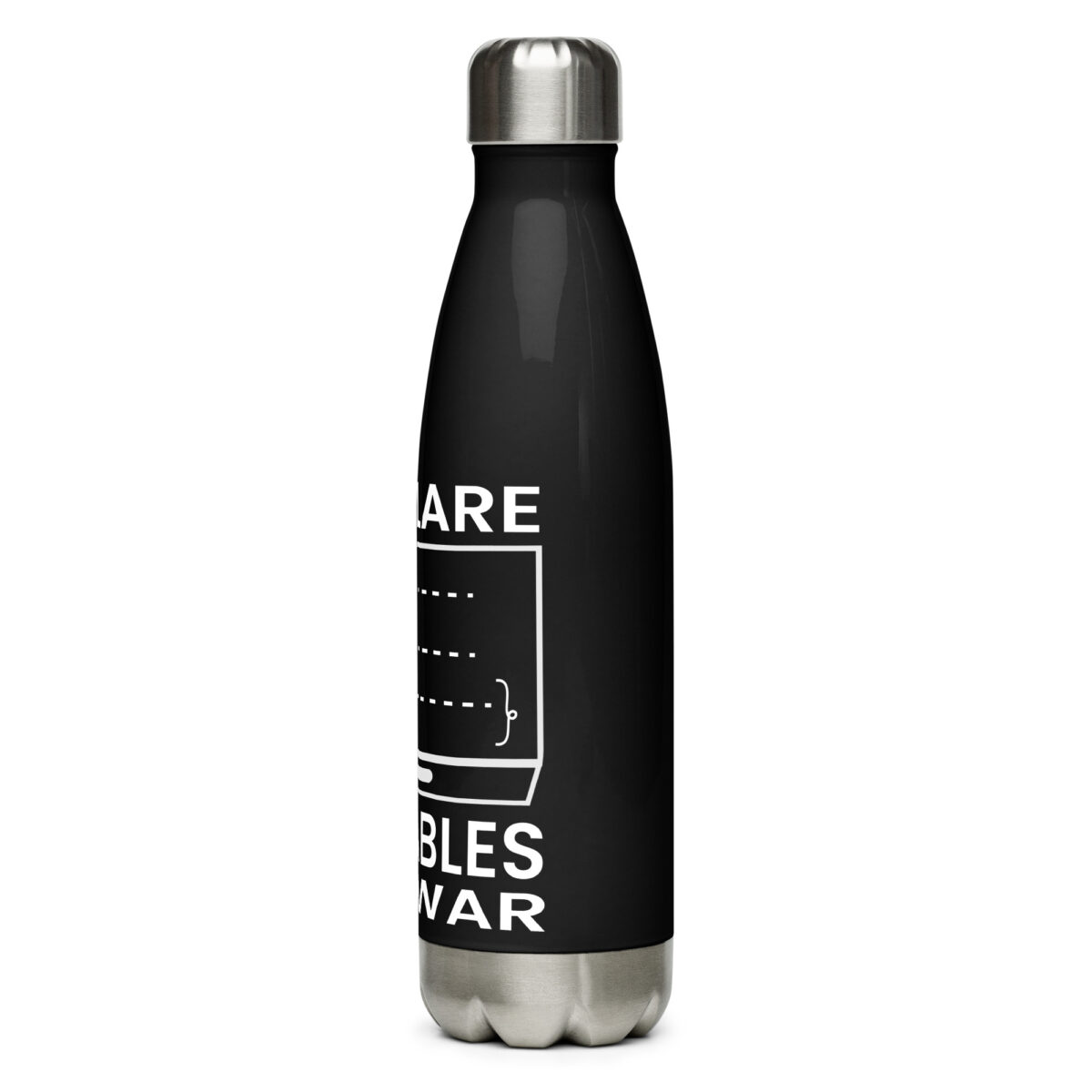 stainless steel water bottle black 17oz left 64dde3767c1ce