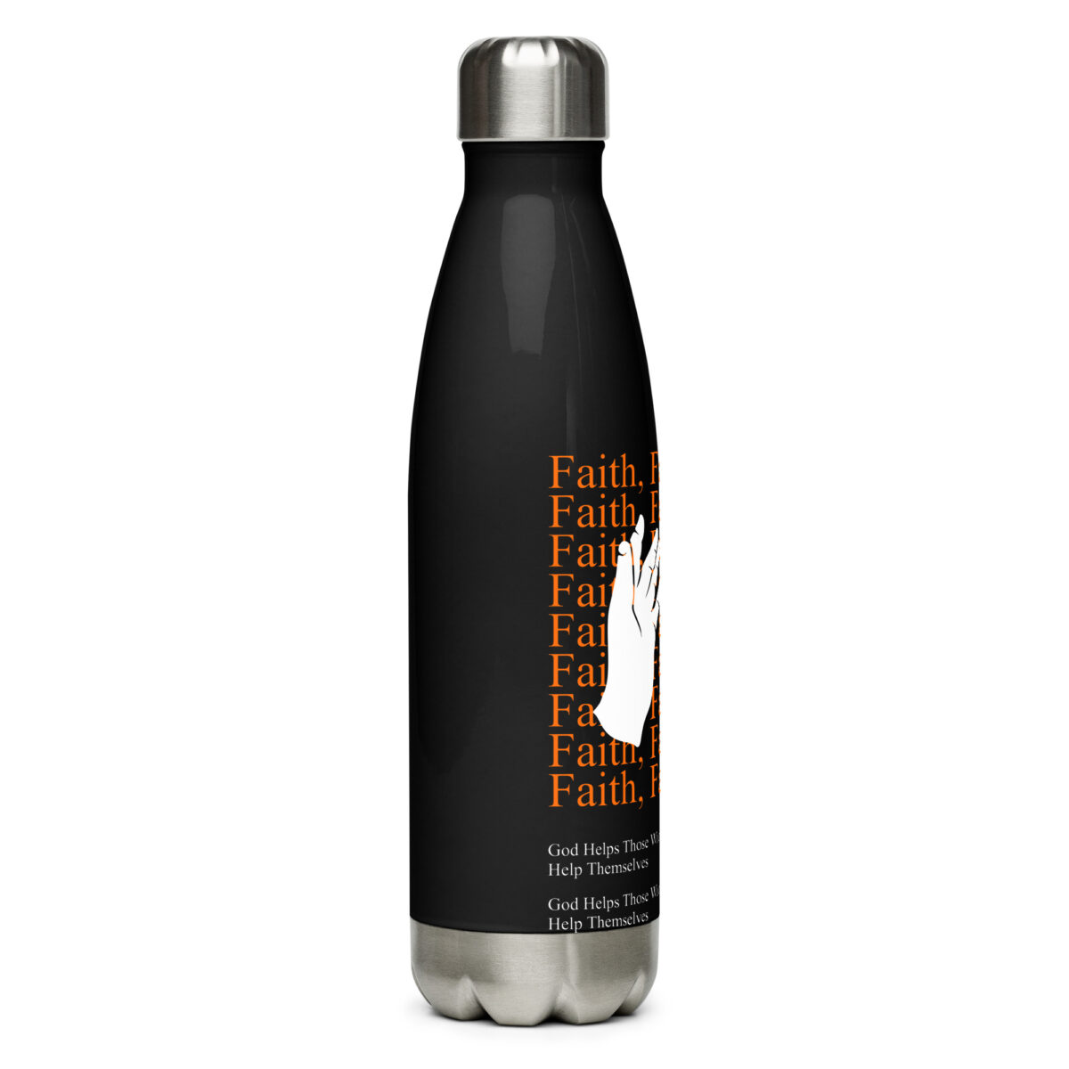 stainless steel water bottle black 17oz right 64cbcdebddc72