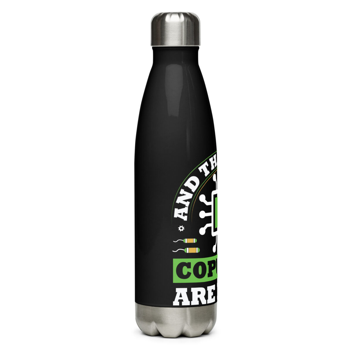 stainless steel water bottle black 17oz right 64dddfb5452d6