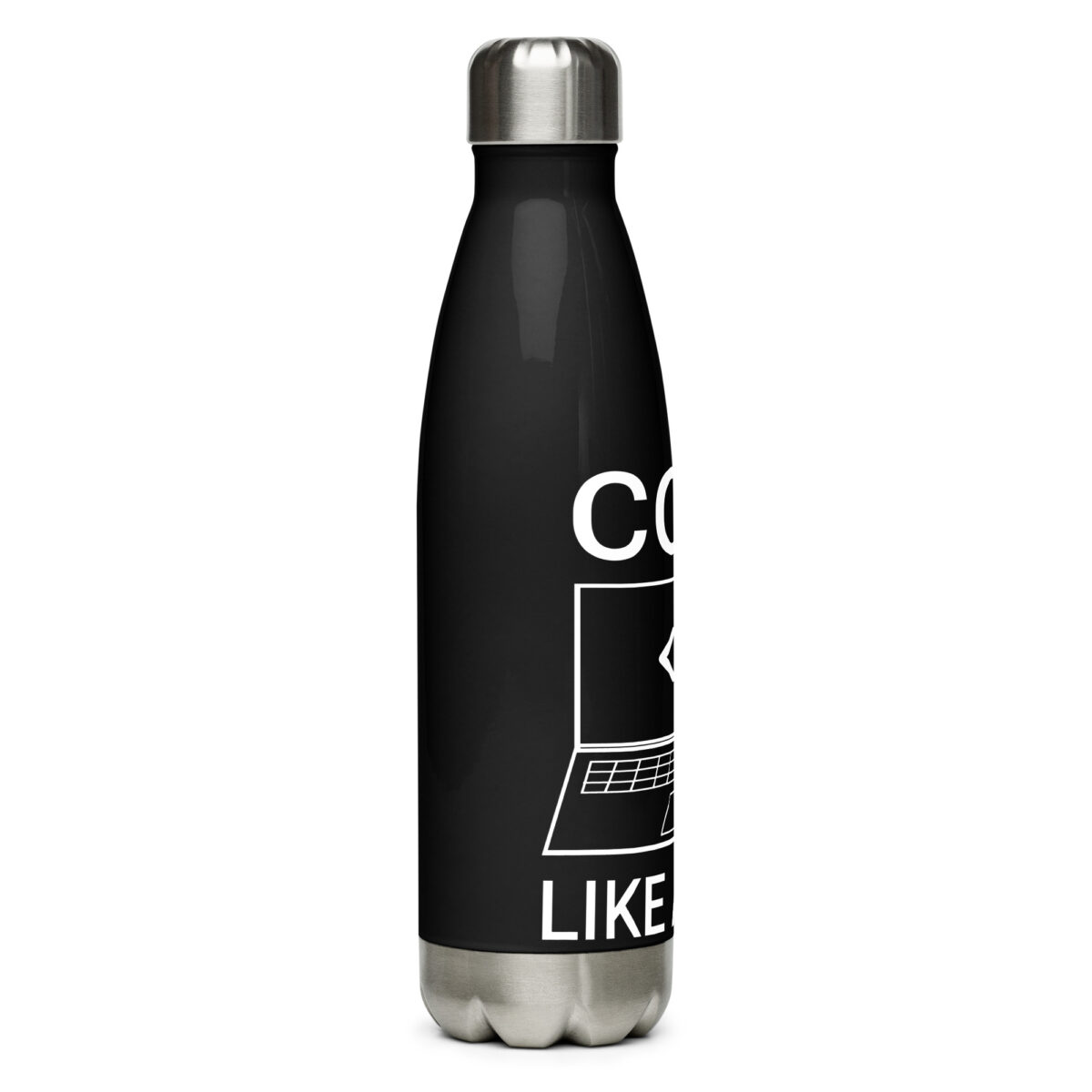 stainless steel water bottle black 17oz right 64dde4c6d3a99