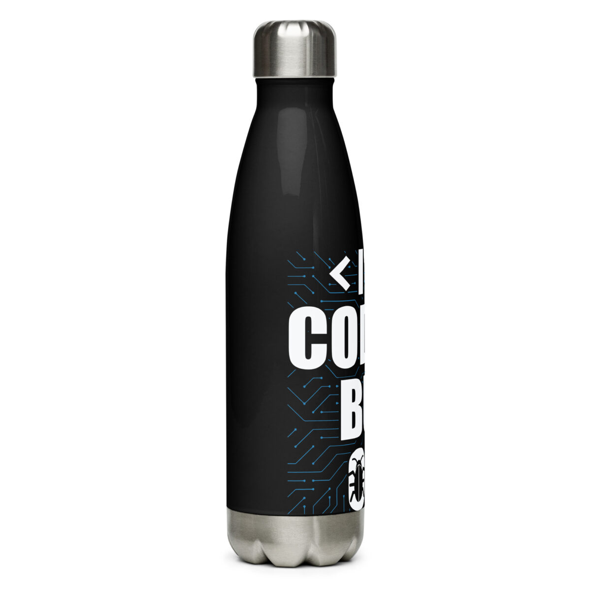 stainless steel water bottle black 17oz right 64ddeab75f637