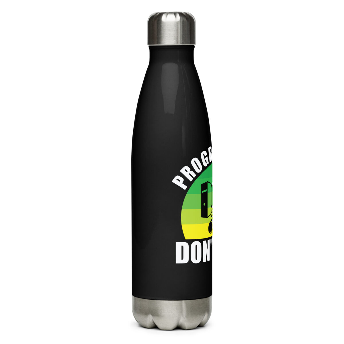 stainless steel water bottle black 17oz right 64ddeb920d98d