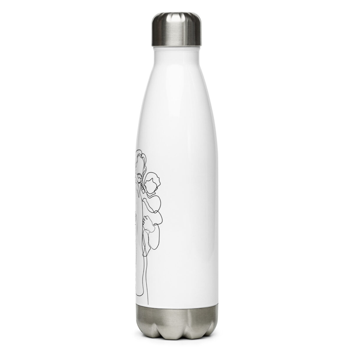 stainless steel water bottle white 17oz left 64f701729e7fc