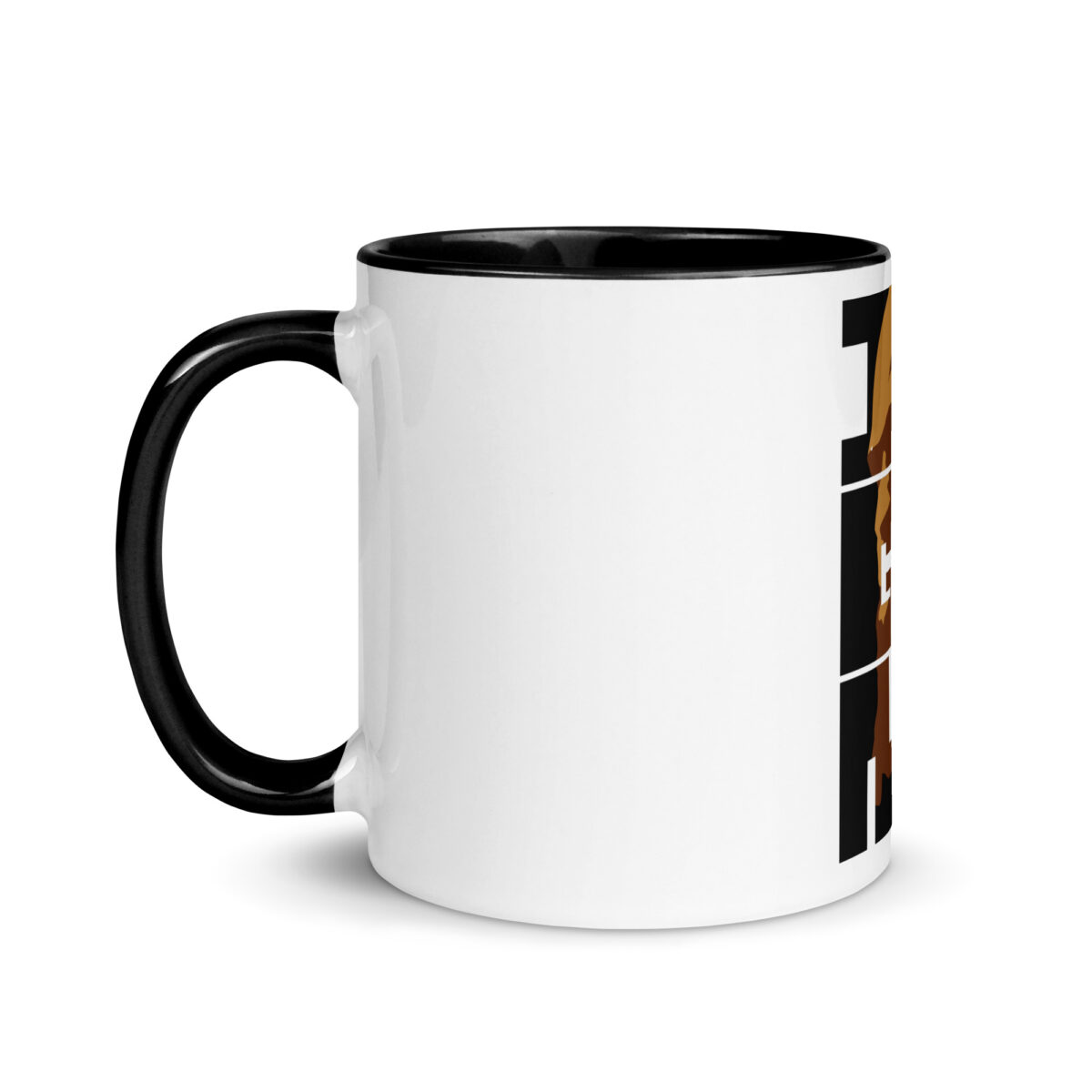 white ceramic mug with color inside black 11oz left 64f84a3426697